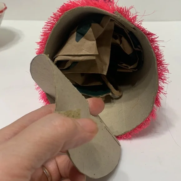 Pink hair angel holiday decor Vintage - Picture 17 of 17